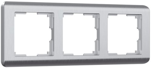 Рамка универсальная Werkel Stream 3-м. серебро картинка